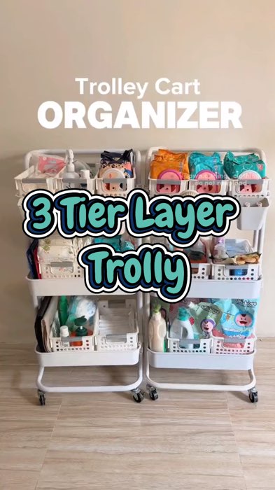 3Tier layer trolly#freecoininshopeevideo #MasMuraSaShopee #ccto #trending