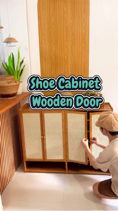 🧡#FreeCoinsInShopeeVideo #MasMuraSaShopee #shoerack #shoecabinet #rattancabinet #rattanshoerack #cabinet #easthetic