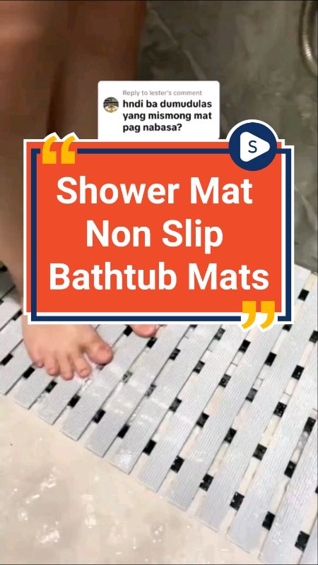 Shower Mat Non Slip Bathtub Mats #Choice03 #MasMuraSaShopee #ShopeePHPaydaySale #FreeCoinsInShopeeVideo