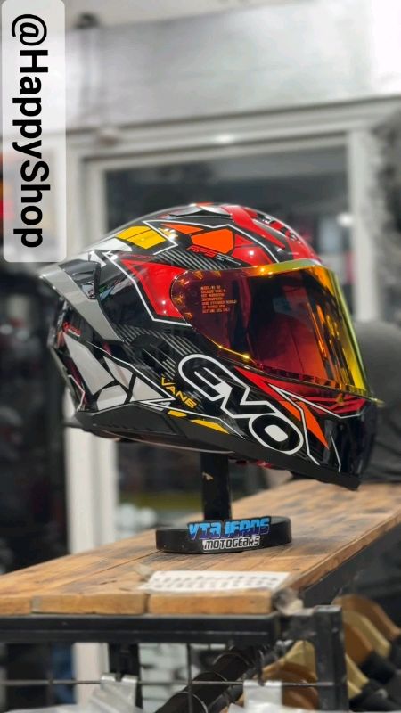 Free Clear Lens and arm sleeves #evo #helmet #evohelmet #evogx1vane  #FreeCoinsInShopeeVideo