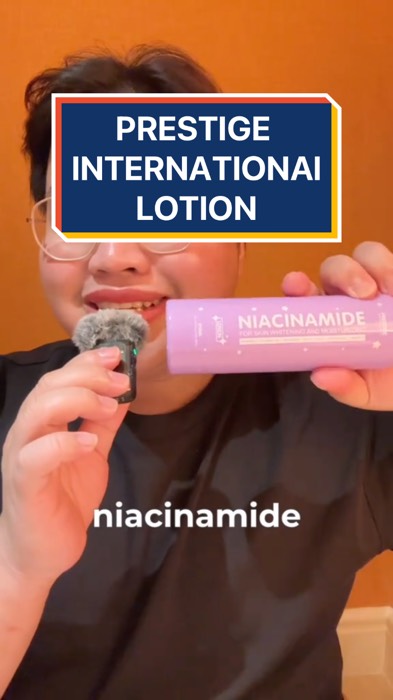 ￼PRESTIGE NIACINAMIDE LOTION with 2PCS NIACINAMIDE SOAP PRESTIGE INTERNATIONAL ALL SKIN TYPE #whitening #prestige #niacinamide #masmurasashopee #trend