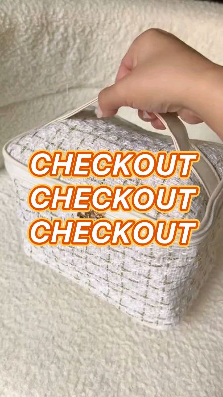 Cosmetic Bag Organizer Make up #FreeCoinsInShopeeVideo #fyp #juniee