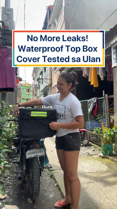Waterproof Top Box Cover – Protect Your Gears from Rain & Leaks | Tested and Effective #WaterproofTopBox #MotorcycleAccessories #RideSafePH