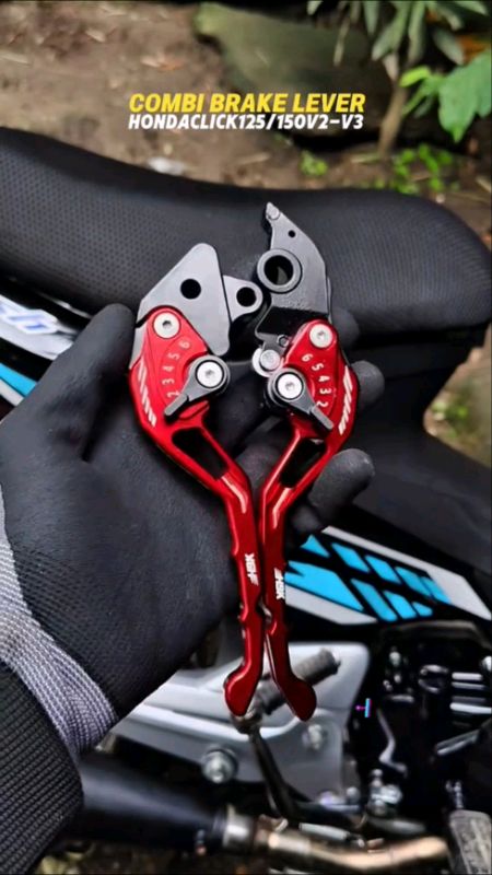 Combi brake lever Honda click 125/150 #ClickV2#V2V3 #brakeleverhondaclick #clickv2brakelever #brakelever #HugotSaShopee