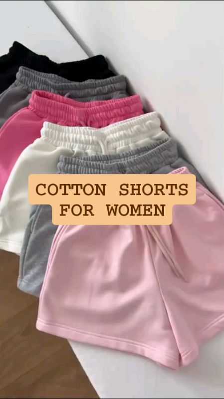 COTTON SHORTS FOR WOMEN HIGH WAIST SOFT LOUNGE SHORTS PANGBAHAY #shorts #cotton #masmura #shopeefinds #MasMuraSaShopee