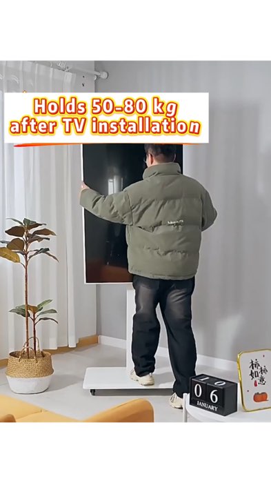 ￼360° Rotation TV Stand 32-90 Inch Movable TV Rack Stand Universal TV Bracket Base With Wheels #tvstand #movabletvstand #movabletv #standfortv