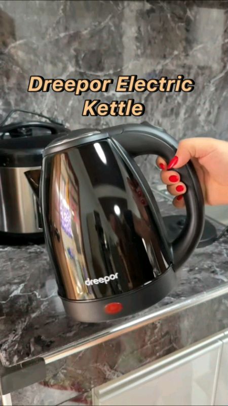 DREEPOR ELECTRIC KETTLE #electrickettle #dreeporkettle #dreeporelectrickettle #largecapacityelectrickettle #kettle #Home #homeandliving #appliances