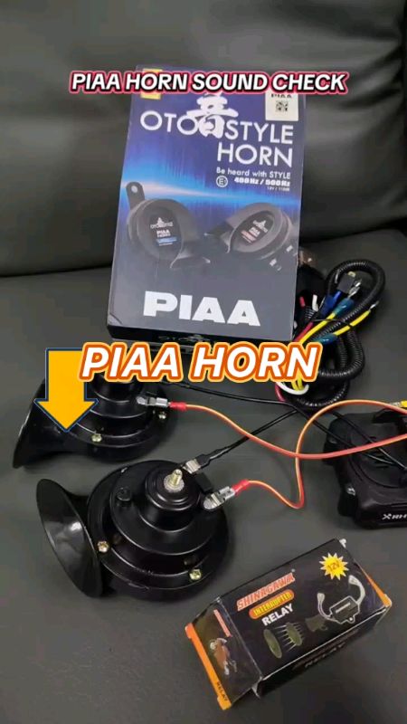 PIAA HORN 💯 #piaa #horn #MasMuraSaShopee #FreeCoinsInShopeeVideo #HugotSaShopee #ShopeePHPaydaySale