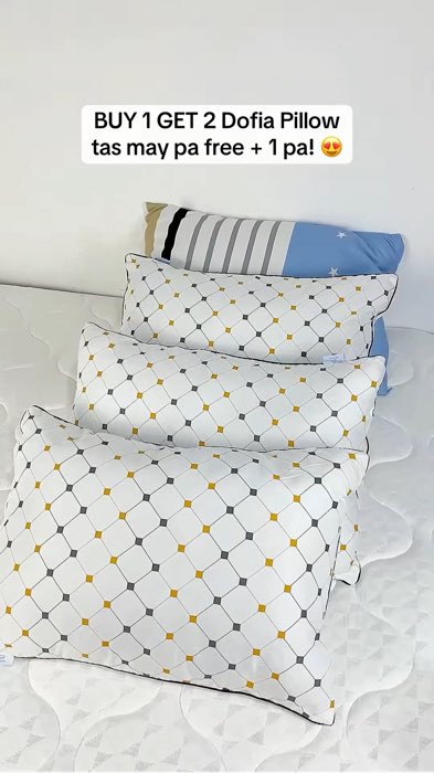 Trending high quality Dofia buy 1 take 2 pillow 💯✨ #dofiapillow #pillow #unan #MasMuraSaShopee #FreeCoinsInShopeeVideo