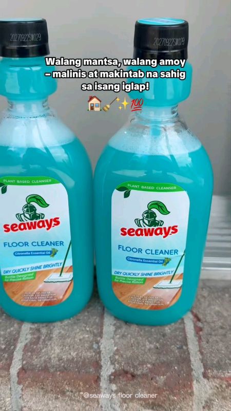 Seaways Floor Cleaner Multi Effect Concentrted 500ml Citronella flavor Antibacterial Cleaner #seaways #floorcleaner #citronella #antibacterial #fyp