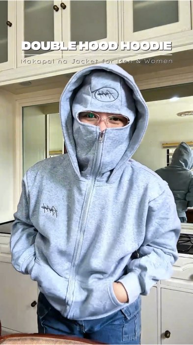 Waaa ganda ng quality!! #hoodie #doublehoodhoodie #balaclava #jacketformen #jacketforwomen