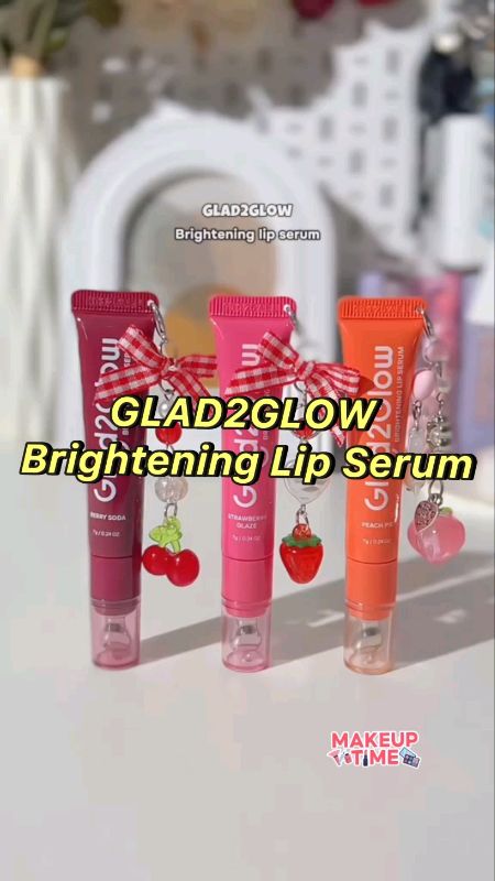 GLAD2GLOW Brightening Lip Serum #glad2glow #brighteninglipserum #lipserum #lipgloss #lipstain #makeup #mall #MassMuraSaShopee #FreeCoinsInShopeeVideo