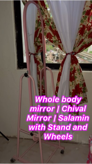 Whole body mirror | Chival Mirror | Salamin with Stand and Wheels #mirror #fyp #trending #MasMuraSaShopee #FreeCoinsInShopeeVideo #HugotSaShopee