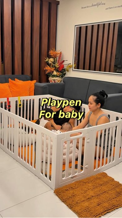 Baby playpen | Functional baby playpen na pwedeng pang-play at pang-storage. Space-saving at easy to assemble. #playpen