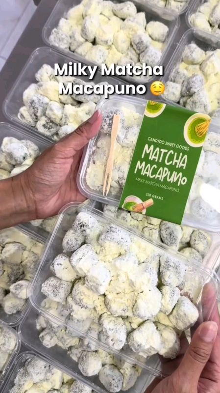 Matcha Macapuno Chewy Bites 350g #candydosweetgoods #matchamacapuno #milkymatchamacapuno #MasMuraSaShopee