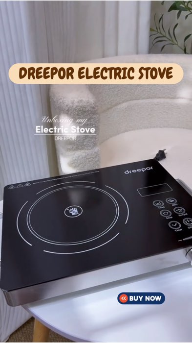 Dreepor electric ceramic stove #electricceramiccooker #dreeporelectriccooker #electricstove #vshop #vhylleshop  #FREECOINSINSHOPEE #fyp #trending