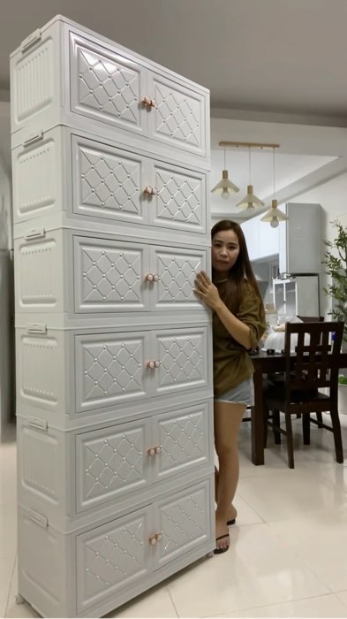 Sobrang laki ng storage cabinet na ito guys affordable pa 🥰 #cabinet #storagecabinet #wardrobecabinet #FreeCoinsInShopeeVideo