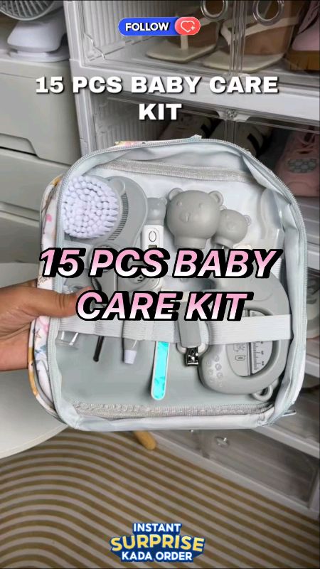 15 pcs baby care kit #babycarekit #babygroomingset #babyessentials #viral #trending #fyp #FreeCoinsInShopeeVideo