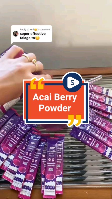 [Buy 1 Get 1]Weekit7 100% Legit Organic Acai Berry Powder Beauty Drink #Acaiberrypowder #Acaiberry #Beautydrink