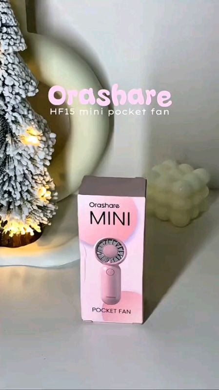 Orashare HF15 Super Mini Fan Portable Baby Handheld Fan 3-Speed Wind Ultra Lightweight with Lanyard #MasMuraSaShopee#fyp#FreeCoinsInShopeeVideo#viral