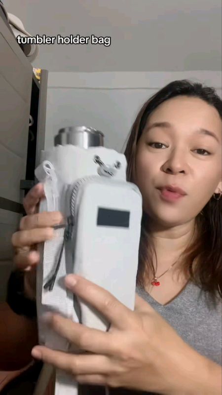 tumbler bag/holder #FreeCoinsinShopeeVideo   #MasMuraSaShopee #ShopeePHPaydaySale  #tumblerbag #tumblerholder #waterbottleholder