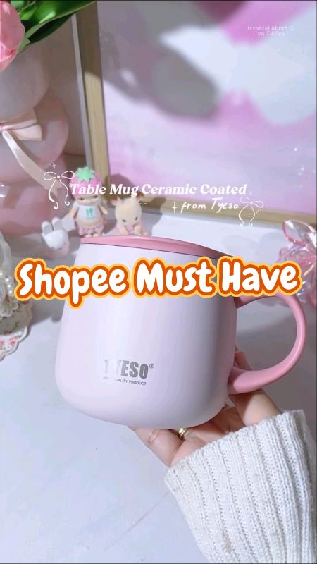 Insulated 304 Stainless Steel Thermos Cup Double-layer Gradient Coffee Mug With Handle 355ml #tyeso