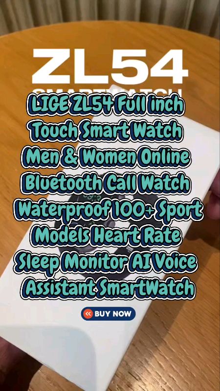 LIGE ZL54 Full inch Touch Smart Watch #stitch #FreeCoinsInShopeeVideo #MasMuraSaShopee #shopeePHPaydaysale #bestseller  #viral #smartwatch #fyp #viral