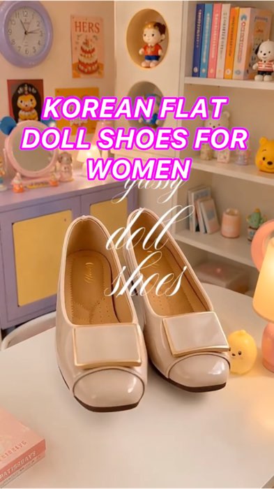 KOREAN FLAT DOLL SHOES FOR WOMEN #flat #dollshoes #trend #fyp #MasMuraSaShopee #HugotSaShopee #FreeCoinsInShopeeVideo