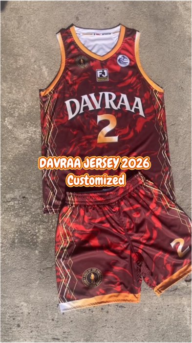 DAVRAA JERSEY 2026 Customized with Personalized Name and Number #paydaysale #trending