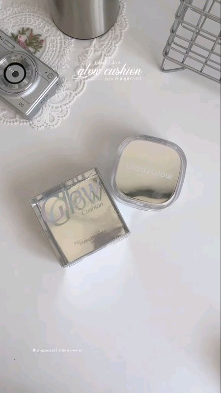A lightweight cushion foundation with smooth, full coverage and a radiant finish. #Glad2Glow #CushionFoundation #GlowMakeup #BeautyEssentials