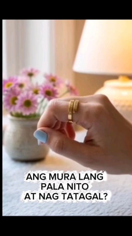 TRUST GOD RING GOLD STEEL FASHIONABLE #stainlesssteel #ring #shoppevideo #viralvideo