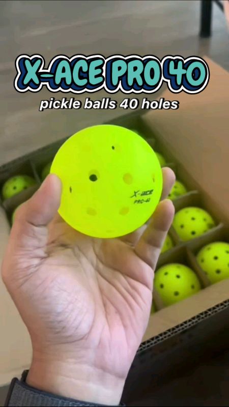 #X-#ace #Pro #40 #Pickleball #Ball, #Ultra #40 #Pickleball #Pickle #Balls,#Fast #40 #Holes,#Outdoors #ShopeePHPaydaySale#FreeCoinsinShopeeVideo