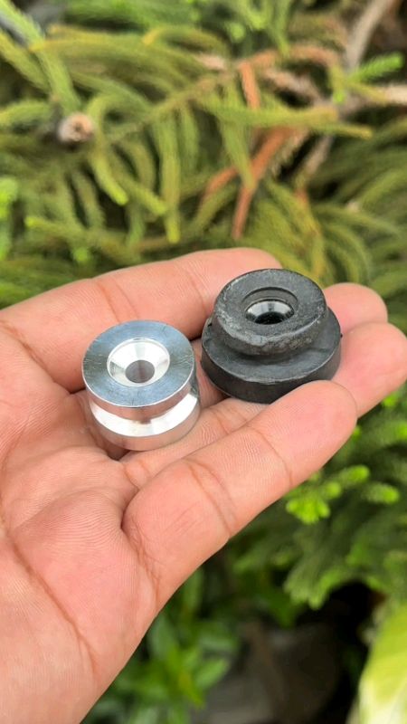 Aluminum alloy pads para sa Top Box mo #motorcycle #topboxformotorcycle #trunkbracket #bushingpad #bushing #alloy #pad