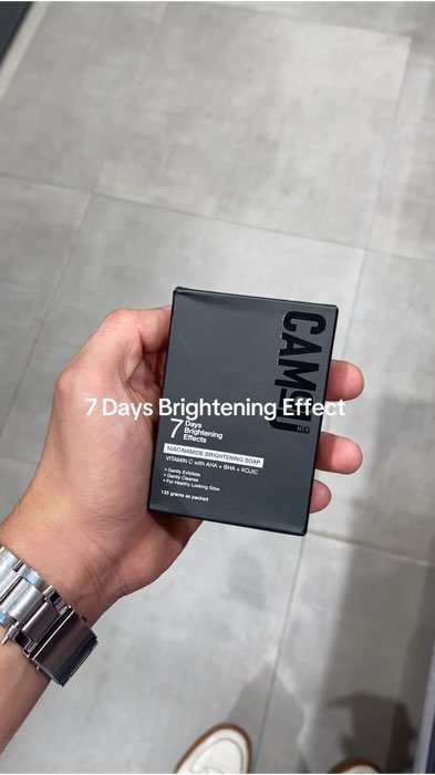 Whitening soap for men and see results at 7 days? Buy this soap now! #camou #camouformen #soap #whiteningsoap #soapformen #men #whitening #niacinamide