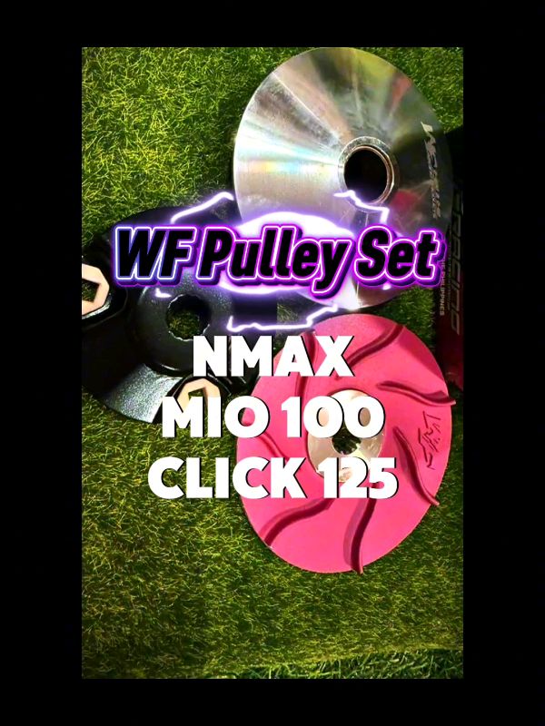PULLEY SET for Nmax mIo 100 and click 125 #motor #PARTS #wf #pulley #nmax #mio100 #click125