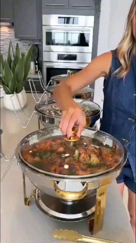 Round Chaffing Dish Food Warmer #chaffingdish #FoodWarmer #FreeCoinsInShopeeVideo #MasMuraSaShopee