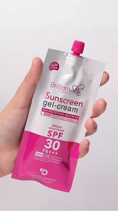 [BUY1TAKE1]Brilliant Skin SUNSCREEN GEL CREAM 50g SPF30#fyp #shopeefinds #sunscreen #brilliantskin #brilliantskinsunscreen #BrilliantSunscreen