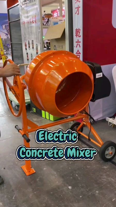 Electric Concrete Mixer Heavy Duty Portable Cement Mixer for Construction #ConcreteMixer #CementMixer #ConstructionTools #HeavyDuty #PortableMixer