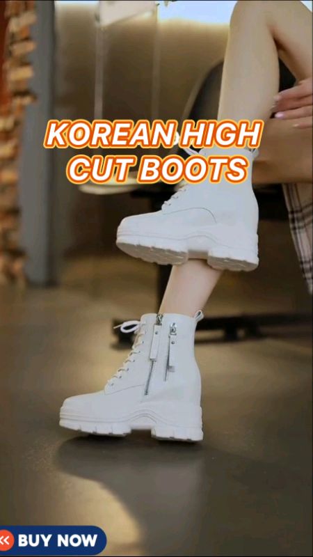 High Cut Boots ##boots #highcutboots #koreanboots #fyp #shopeefinds
