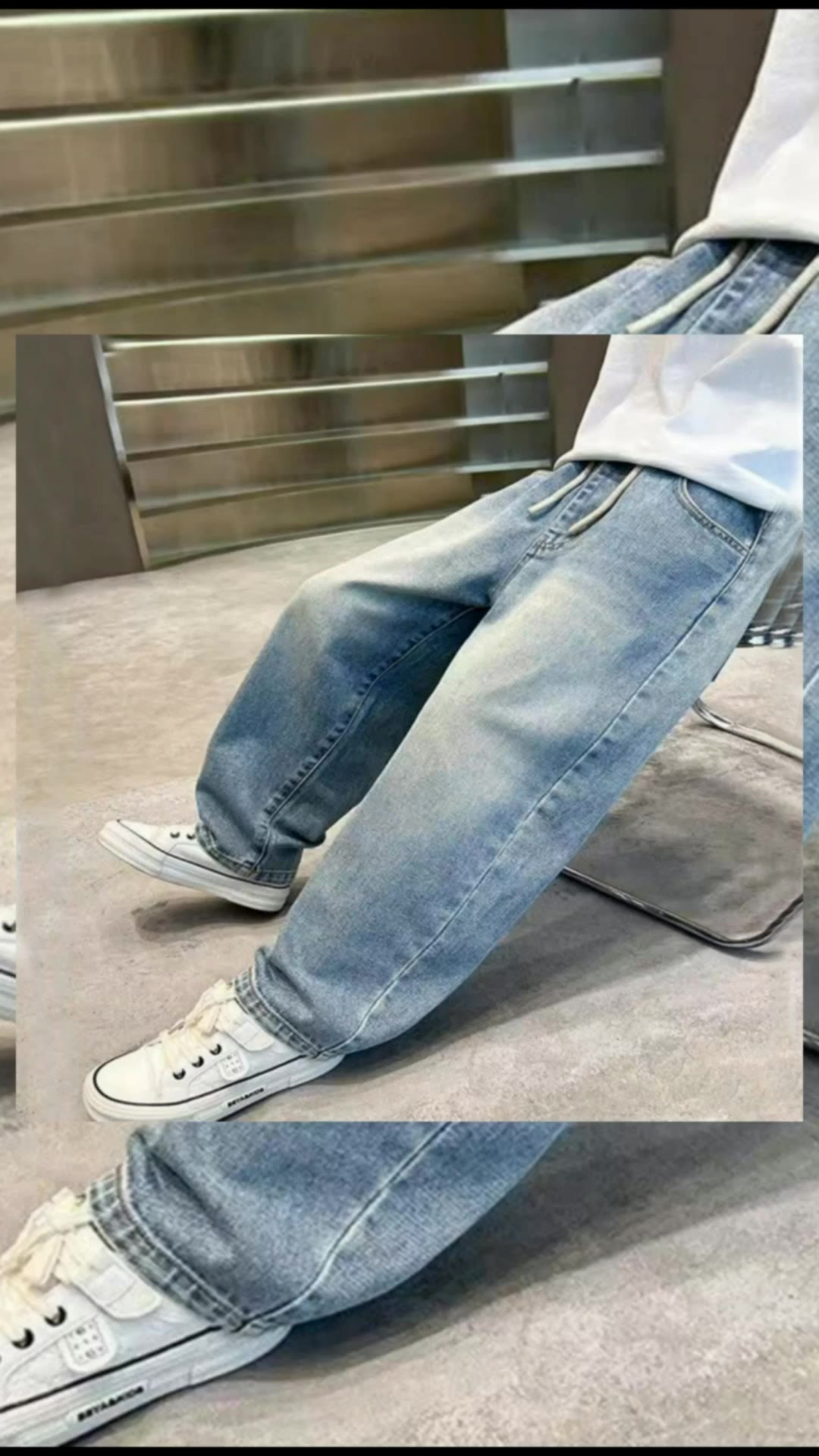 New Jeans for Kids Boys 7-16yrs Straight Cut Jeans Denim Jeans Wide Leg Trousers Baggy Pants Fashion #fyp