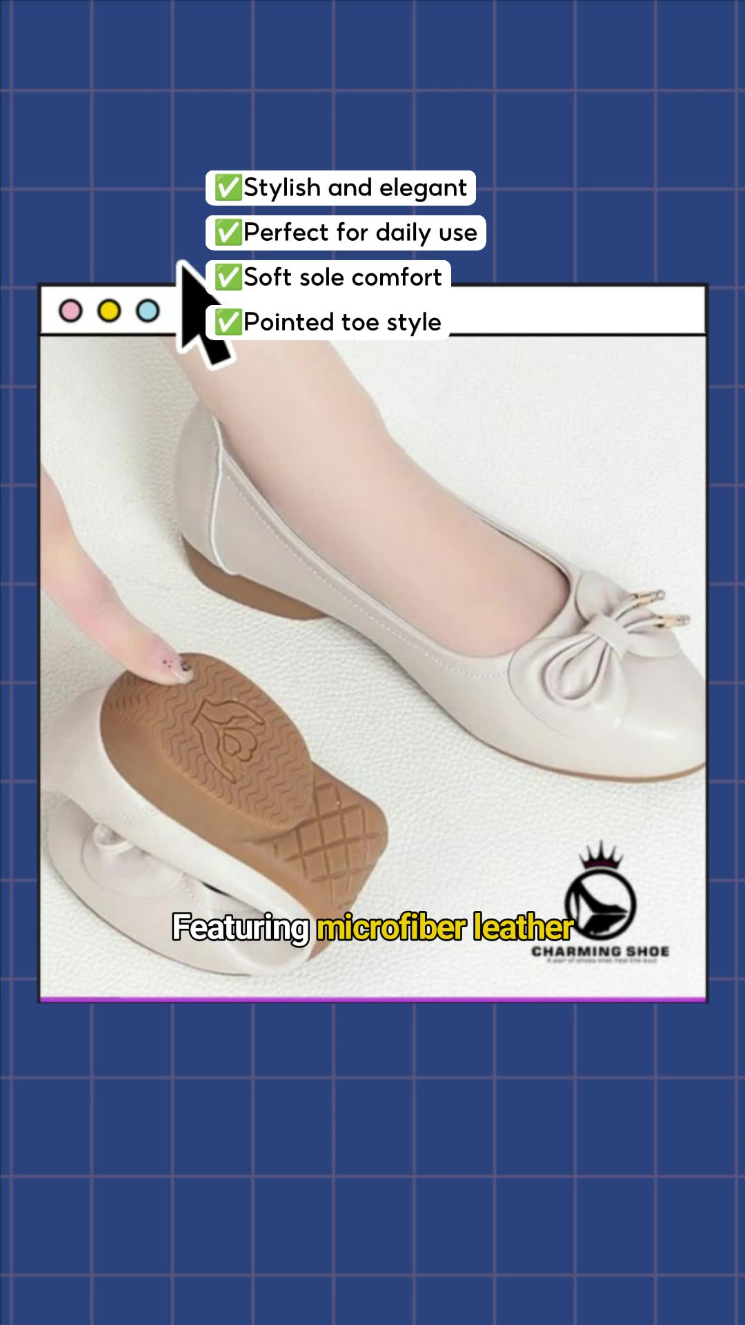 Korean Loafer Shoes fashion Comfortable Soft Sole Close Ballerina Flats Doll Shoes For Women #dollshoes #MasMuraSaShopee #FreeCoinsInShopeeVideo #trend