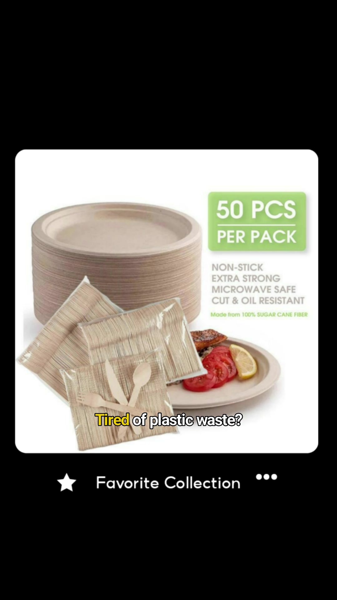 50pcs Disposable Paper Plate 9" Thick Microwave Safe Paper Plate Cut Oil Resistant Microwave safe #MasMuraSaShopee